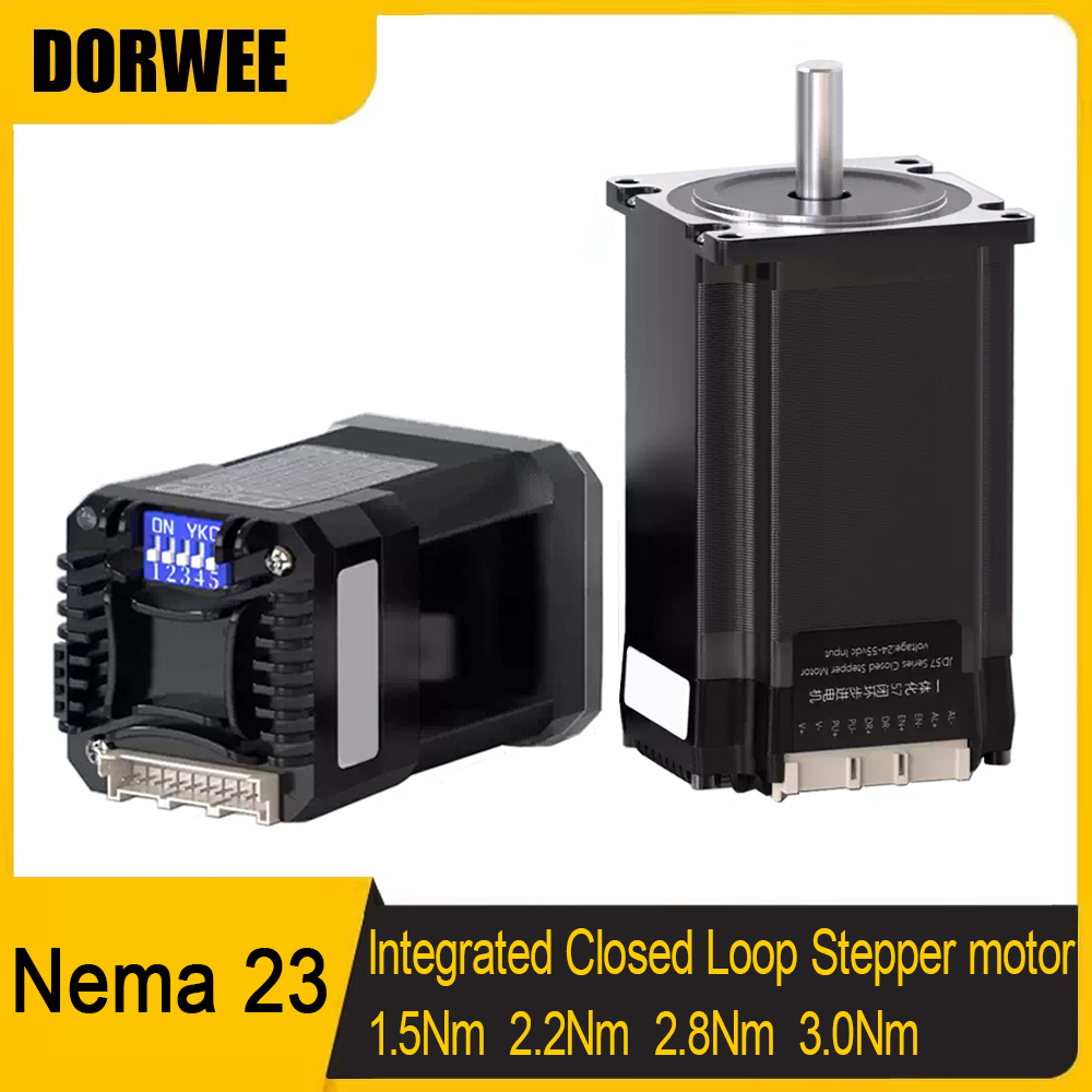 Nema 23 Closed Loop Stepper Motor Driver Kit - Kapalı Döngü Entegre Step Motor Sürücülü