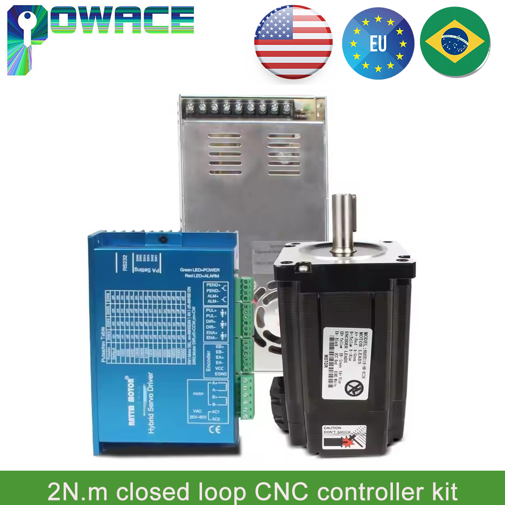 Nema 23 Closed Loop Stepper Motor Driver Kit - [AB] 2N.m Nema23 Kapalı Döngü Servo