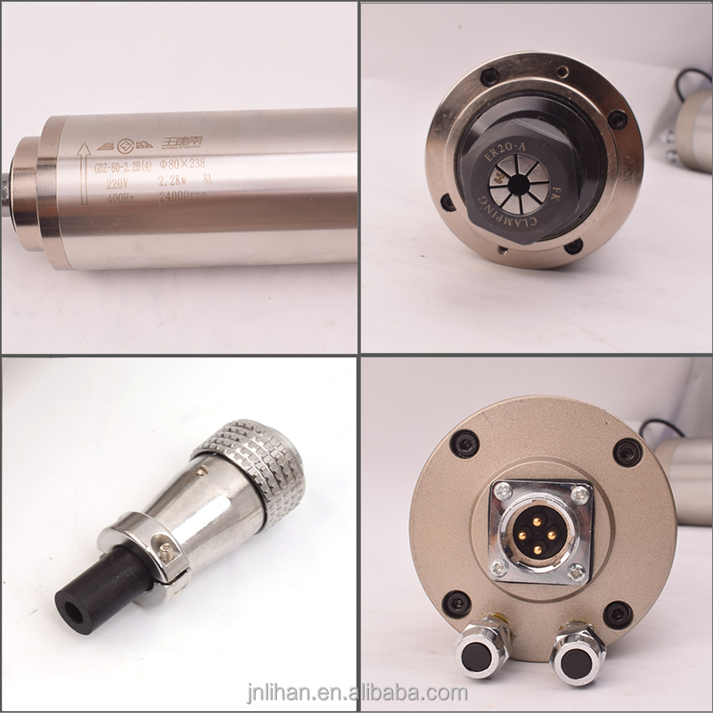 2.2Kw Water Cooled Spindle Kit Vfd - 2,2 kW 220V Su Soğutmalı CNC
