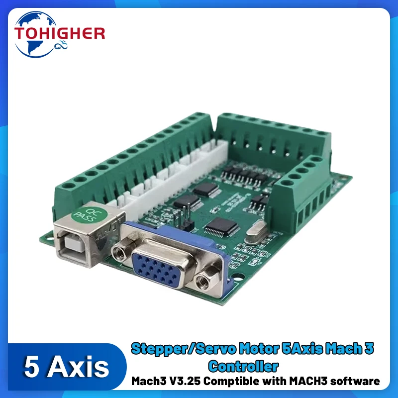 5 Eksen Arayüz Kartı Mach3 kes - 5 Axis Cnc Breakout Board Interface Mach3 incelemesi ve fiyatı