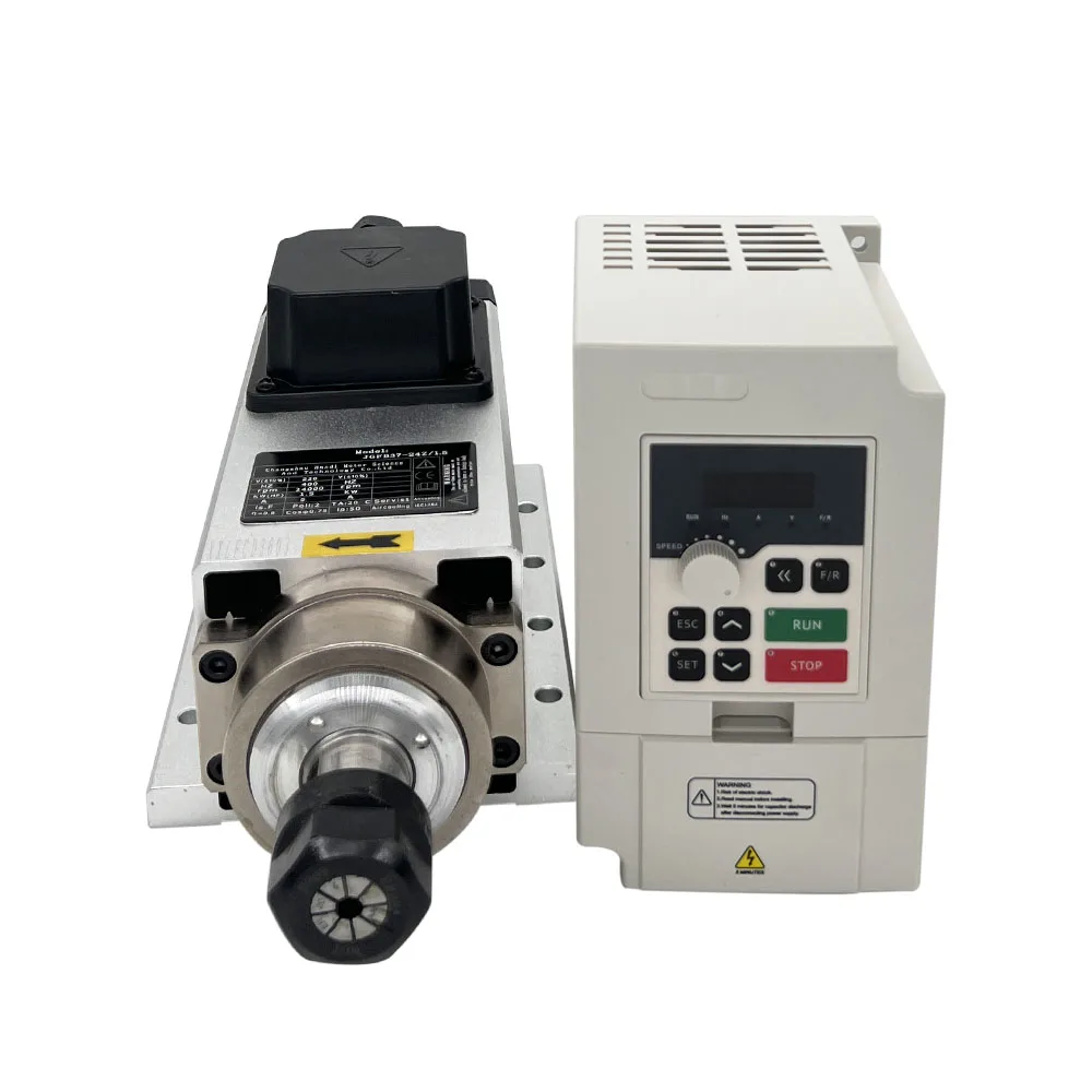 1.5KW ER11/ER20 110V/220V CNC  - Air Cooled 1.5Kw Spindle Motor Inverter 110V incelemesi ve fiyatı